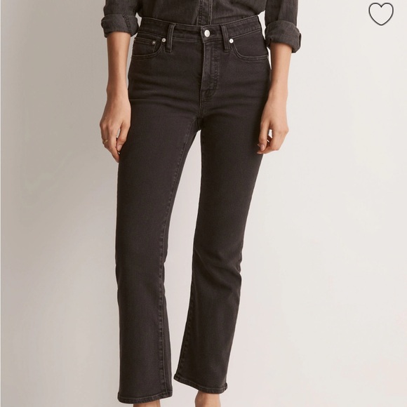Madewell “Mid Rise Kick Out Crop Jeans” - Picture 2 of 6